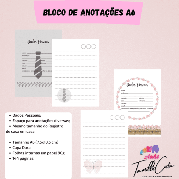 Bloco de Anotações (A6) - Image 2