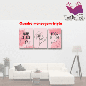 Placa Decorativa 20×30 cm – Tripla